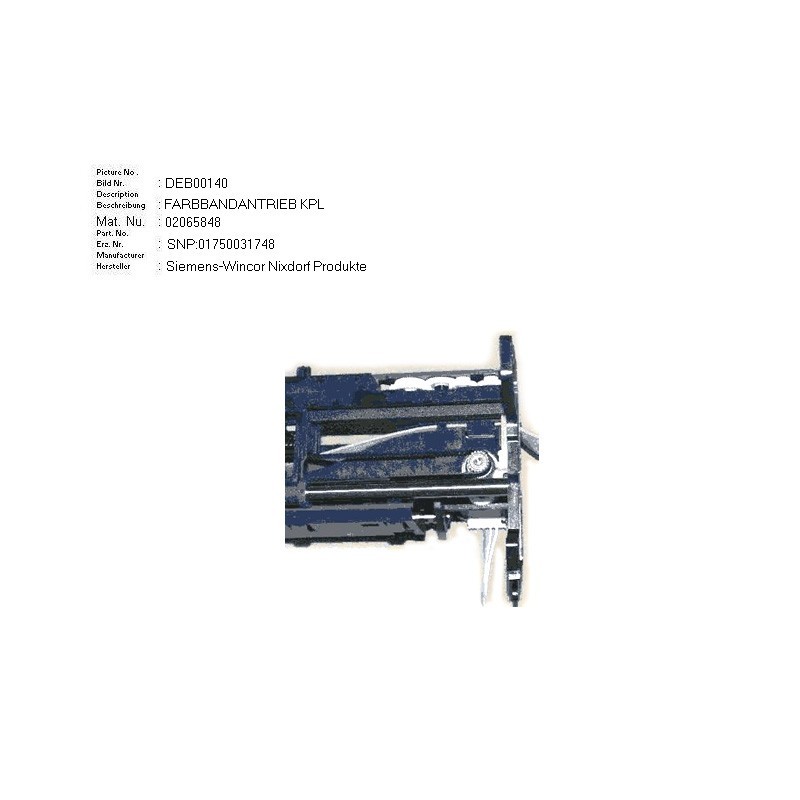 02065848 - RIBBON DRIVE ASSY.