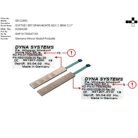 02084280 - SOFTKEYSET 12.1  NDC C SPAIN MONTE BRAI.
