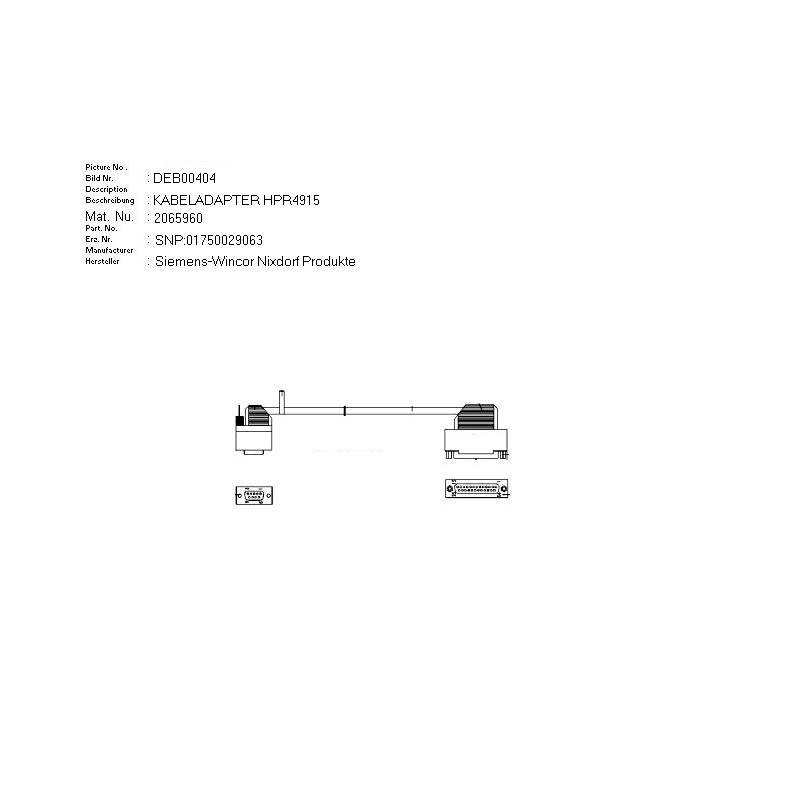 02065960 - CABLE-ADAPTER HPR4915