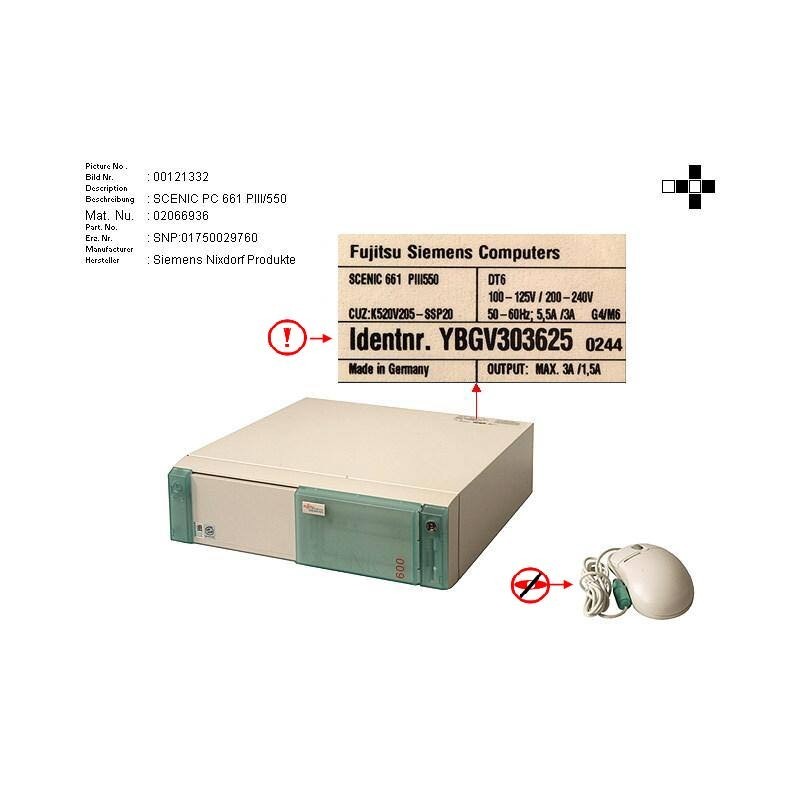 02066936 - SCENIC 661 PIII.550 IDE CD-R 64MB