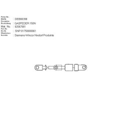 02067081 - GAS SPRING 150N