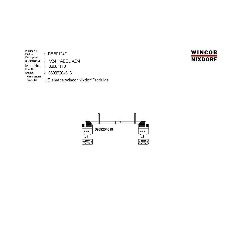 02067110 - CABLE V.24 AZM 4.1M