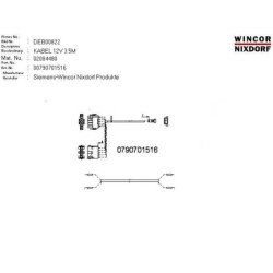 02084480 - CABLE 12V 3.5M