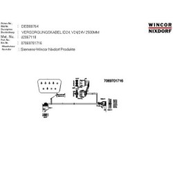 02067118 - PROVIDER CABLE PUSH IN CARD READER