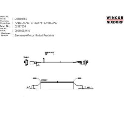 02067234 - CABLE  SOP BUTTON 0.9M