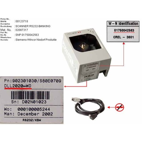 02087317 - PRESENTATION SCANNER RS232-BANKING