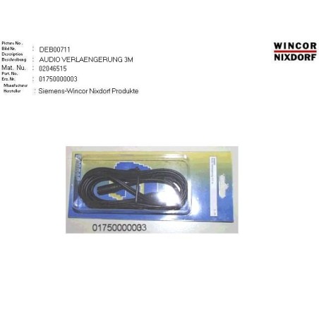 02046515 - AUDIO EXTENSION CABLE 3M