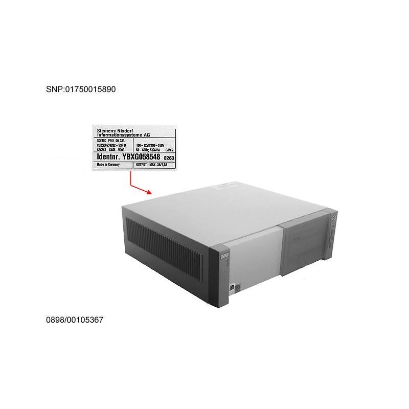 02051314 - COMPUTER PC D5.233 IDE CD-R AUDIO 16MB