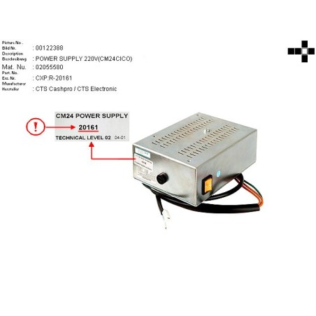 02055580 - POWER SUPPLY CXP:R-20161