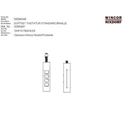 02055687 - SOFTKEY KEYBOARD STANDARD BRAILLE