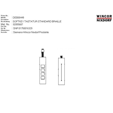 02055687 - SOFTKEY KEYBOARD STANDARD BRAILLE