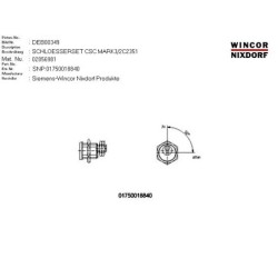 02056981 - SET OF LOCKS RL 225-08-1 2C2351 Z 2 K 3