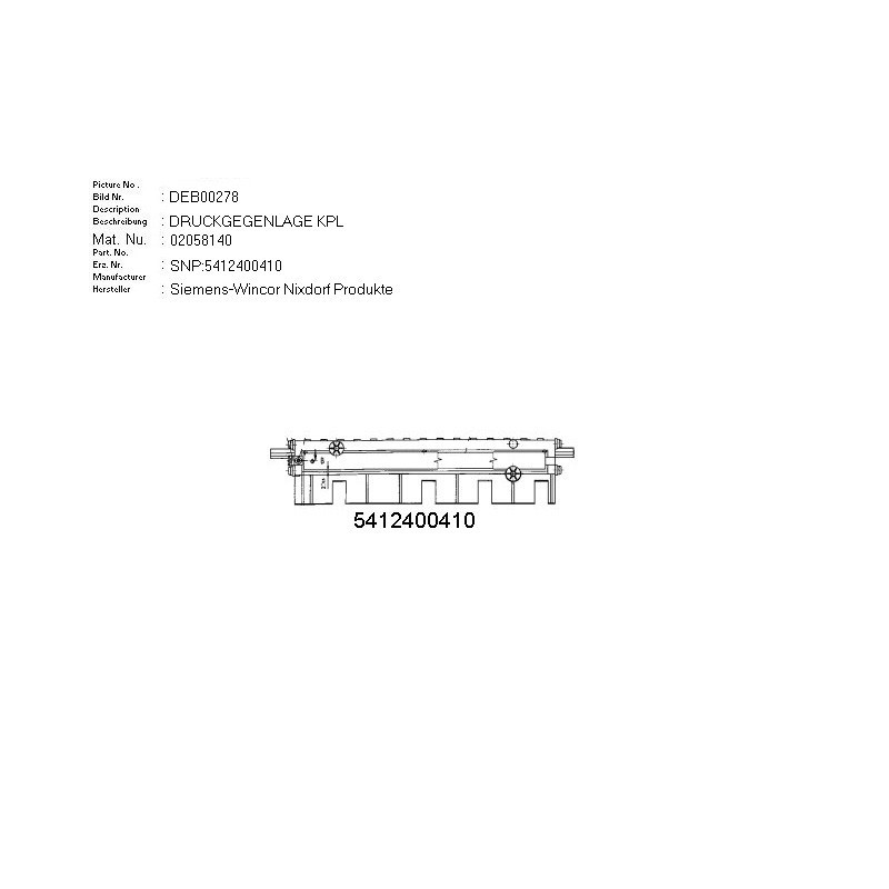 02058140 - PRINT COUNT.-BEARING ASSY