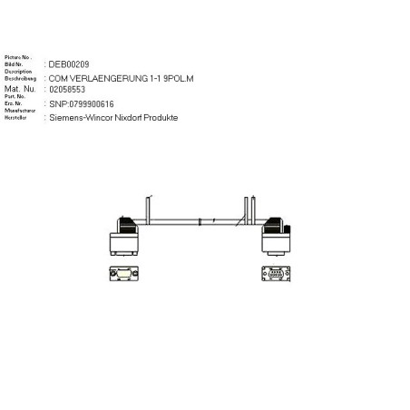02058553 - COM-EXLENSIONM 1-1 9POL.M-F