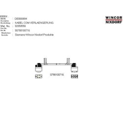 02058556 - CABLE COM-EXTENSION 1:1 3.0M