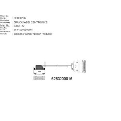 02059142 - PRINTER CABLE CENTRONICS