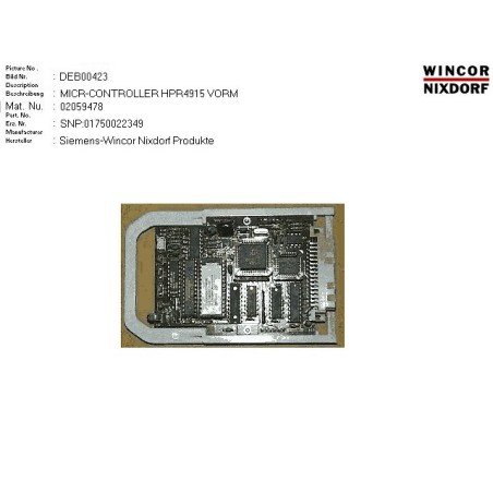 02059478 - MICR-CONTROLLER HPR4915 ASSY.