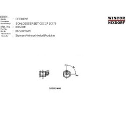 02059843 - SET OF LOCKS RL 225-08-1 2C170 Z 2 K 3