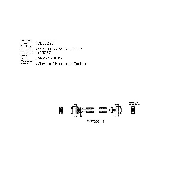 02059852 - CABLE COAX PLUG + PLAY