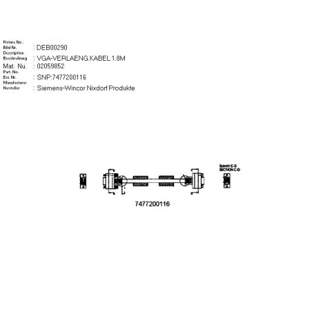 02059852 - CABLE COAX PLUG + PLAY