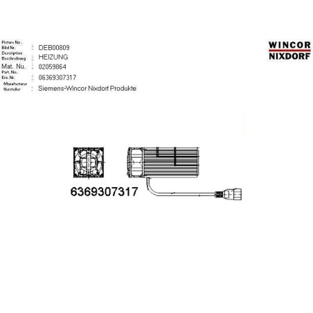 02059864 - HEATER FAN KH-4925 230V