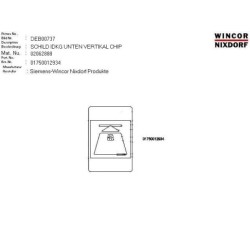 02062888 - LABEL IDKG TRACK BOTTOM VERTICAL CHIP