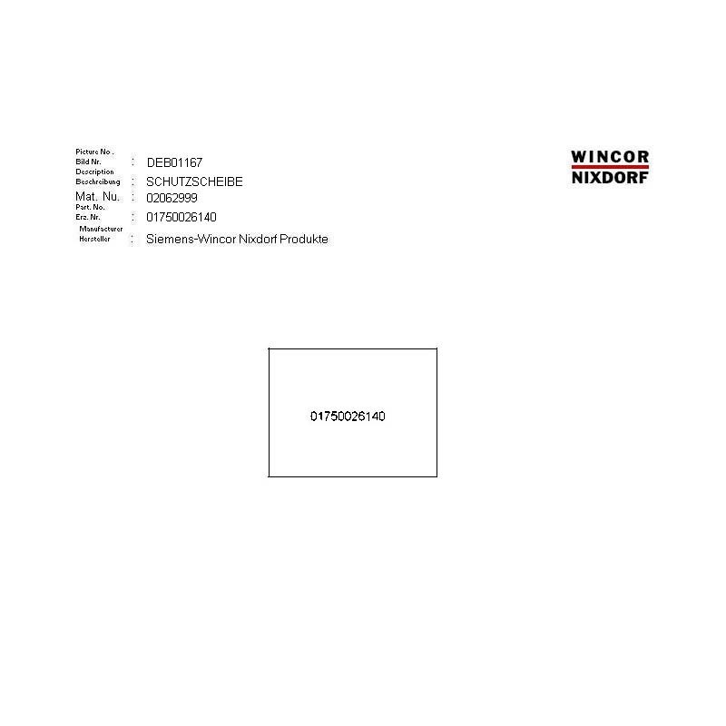 02062999 - PROTECTIVE GLASS