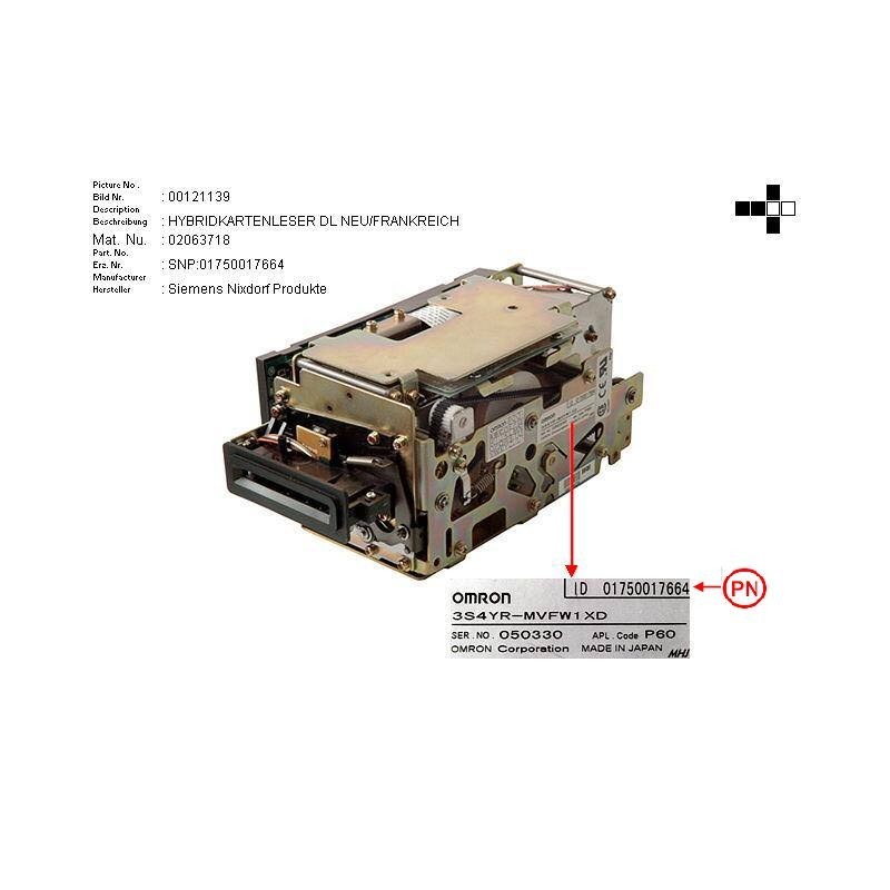 02063718 - HYBRID CARD READER DOWNLOAD NEW. FRANCE