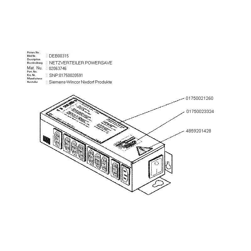 02063746 - POWER DISTRIBUTOR POWERSAVE