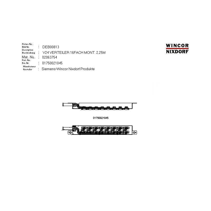 02063754 - V.24 DISTRIBUTOR 16FOLD ASSY. 2.25M