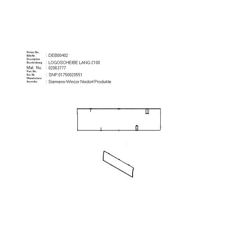 02063777 - LOGO WINDOW LONG 2100  417 X 109