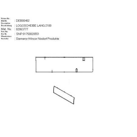 02063777 - LOGO WINDOW LONG 2100  417 X 109