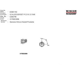 02063796 - SET OF LOCKS RL 225-08-1 2C1545 Z 2 K 3