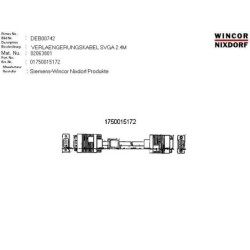 02063801 - SVGA EXTENSION CABLE 2.600M