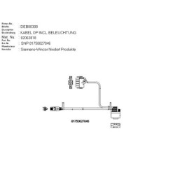 02063818 - CABLE OP INCL. LIGHTING