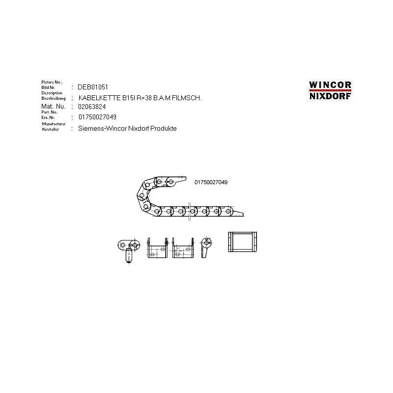 02063824 - CABLE CHAIN 14.3 R 38 37GL.