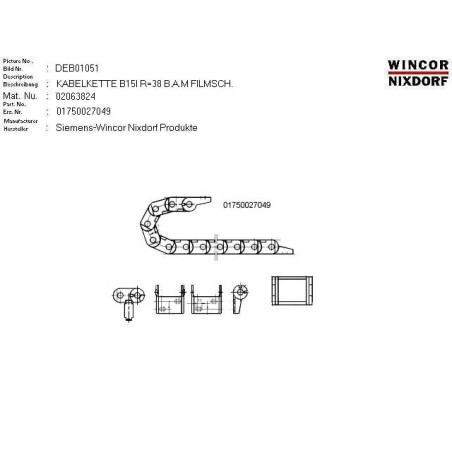 02063824 - CABLE CHAIN 14.3 R 38 37GL.