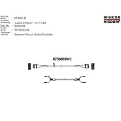 02063826 - CABLE PIN.SOFTKEY 3.4M