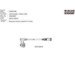 02063850 - POWER CABLE CHINA 3.0M