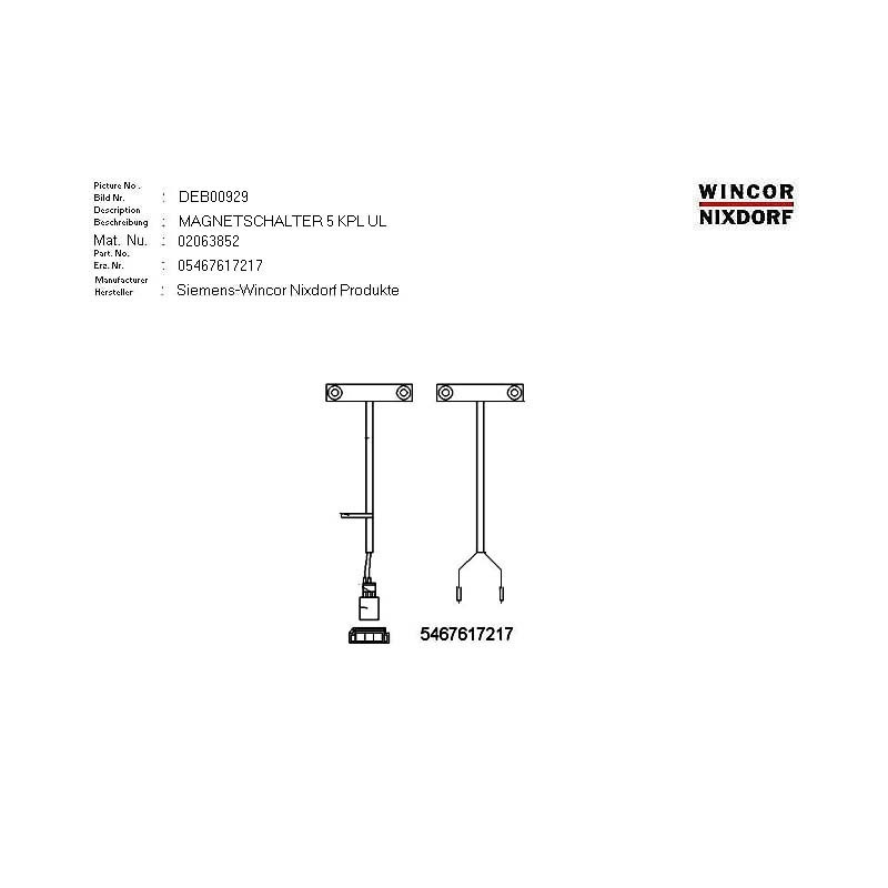 02063852 - MAGNET SWITCH 5 ASSY. UL