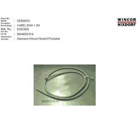 02063856 - CABLE EMA 1.6M