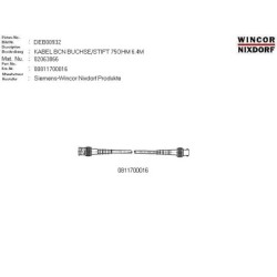 02063866 - CABLE BNC F.M 750HM 6.4M