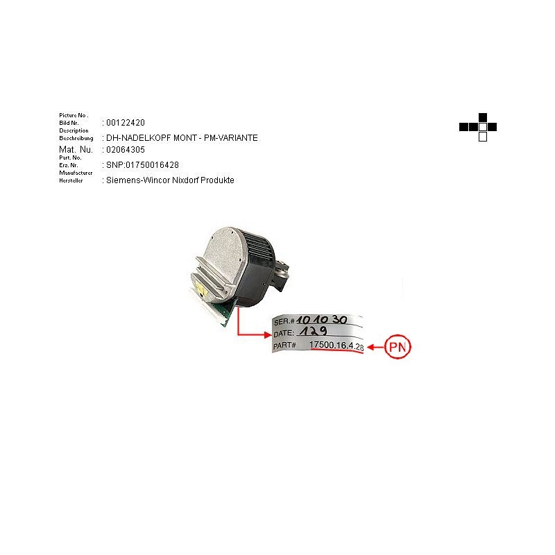 02064305 - DH-PRINT HEAD ASSY.